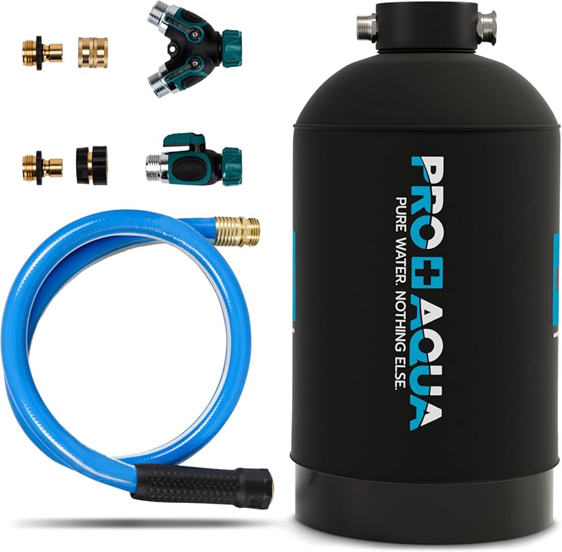 PRO+AQUA 16,000 Grain Portable RV Water Softener