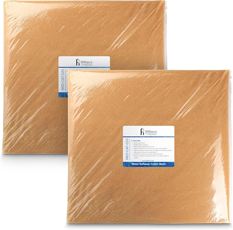 iFilters Premium Cation Water Softener Resin, NSF Certified 16,000 Gra