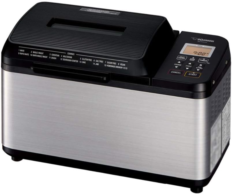 Zojirushi BB-PDC20BA Home Bakery Virtuoso Plus Breadmaker, Automatic, 