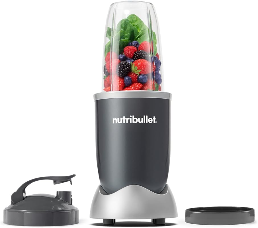 nutribullet NBR-0601WM Personal Blender, 600 Watt Gray Countertop Mixe