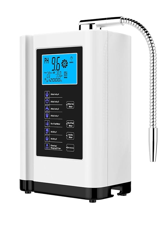 Advanced Water Ionizer Purifier Machine: pH 3.5-10.5, -500mV ORP, 8000