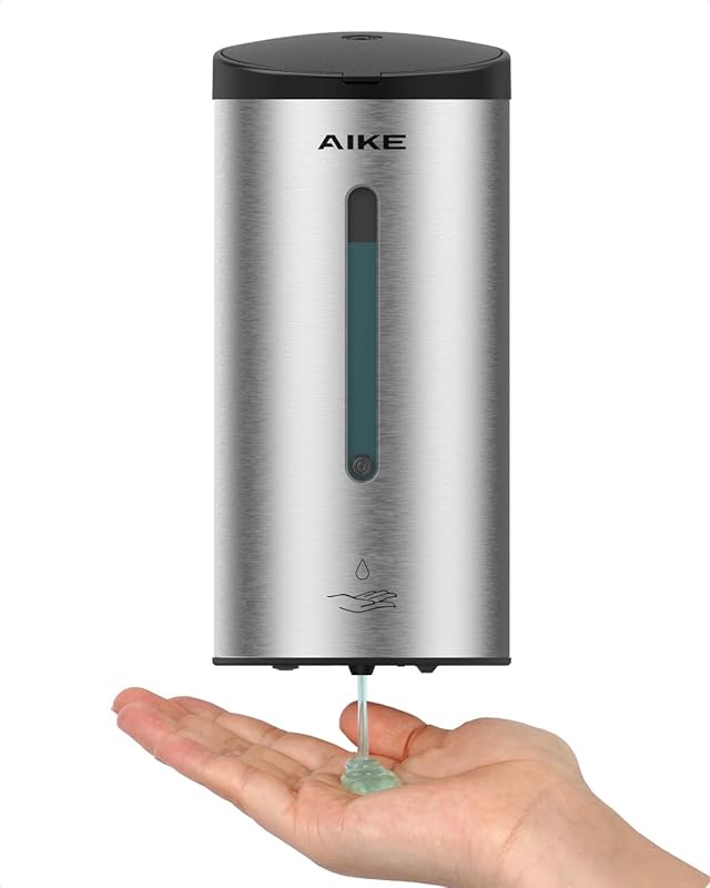 AIKE AK1205 Automatic Wall Mount Liquid Soap Dispenser, Commercial Sta