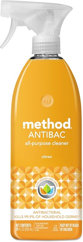 Method Antibacterial All-Purpose Cleaner Spray, Citron Scent, Kills 99