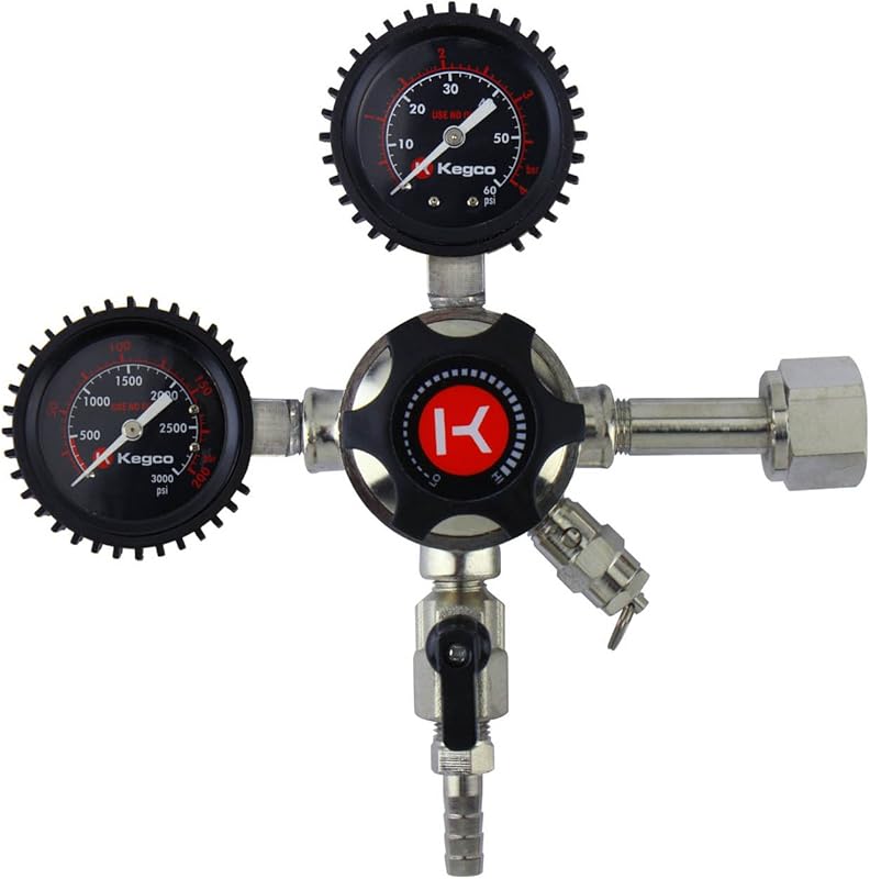 Kegco Elite Series Dual Gauge CO2 Draft Beer Regulator