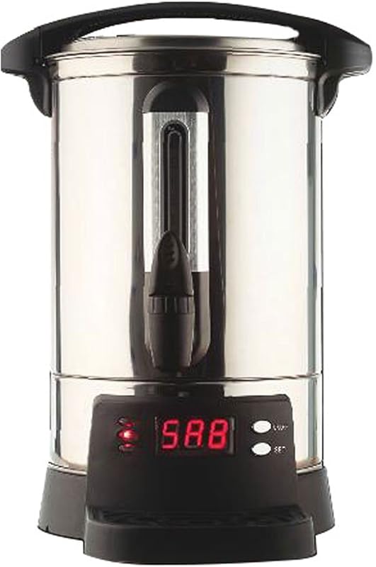SM300 35-Cup Hot Water Urn with Shabbostat, Ideal for Shabbat and Holi