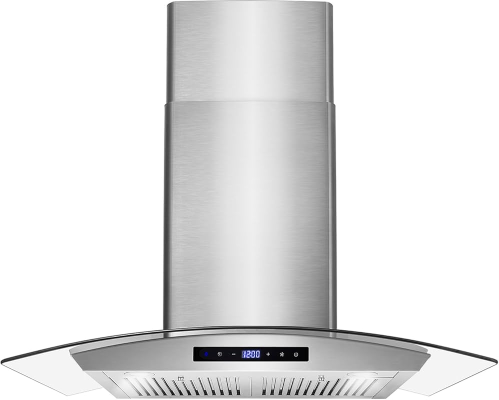 COSMO COS-668WRCS75 Vista 30-Inch Ducted Wall Mount Range Hood, 380 CF