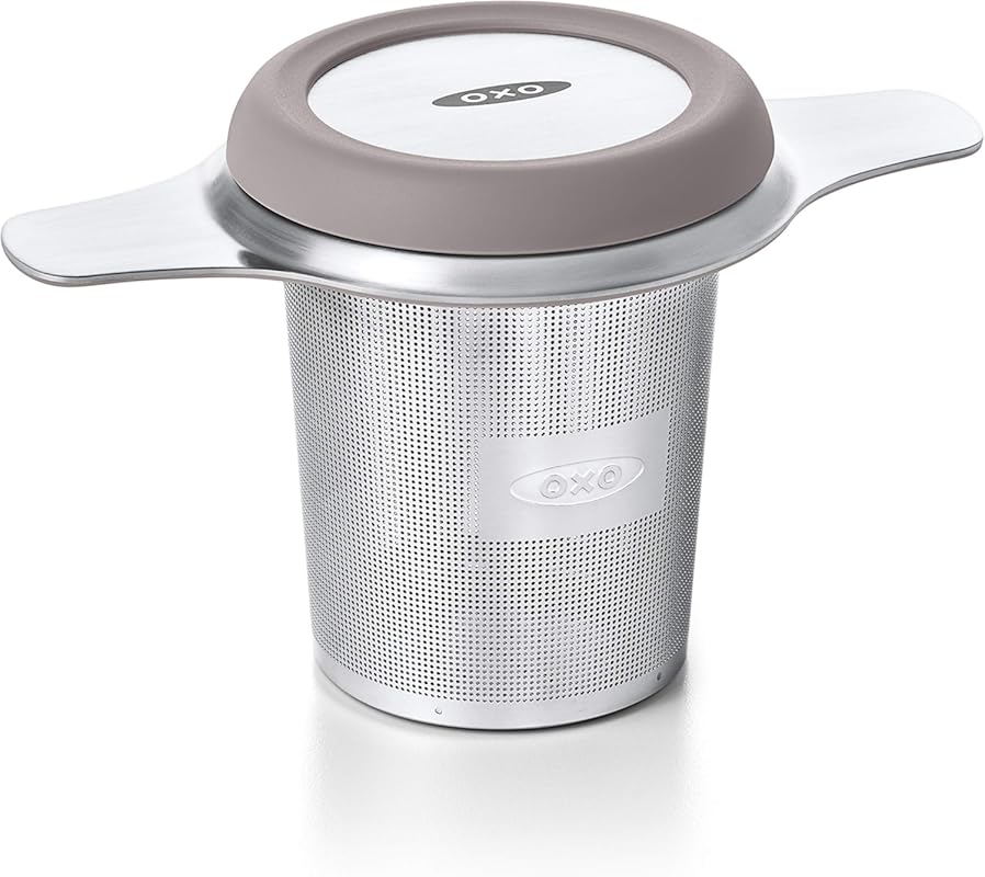 OXO Brew Stainless Steel Tea Infuser Basket for Loose Leaf Tea, Easy t