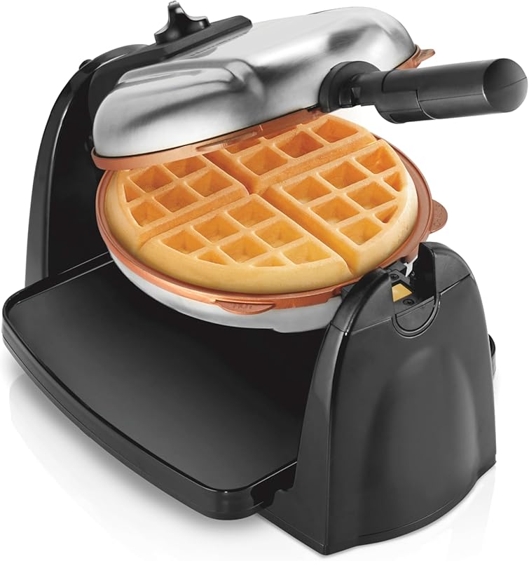 Hamilton Beach 26031 Easy Flip Belgian Waffle Maker with Removable PFA