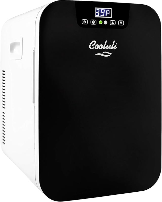 Cooluli 20 Liter Mini Fridge with Digital Temperature Control, Portabl