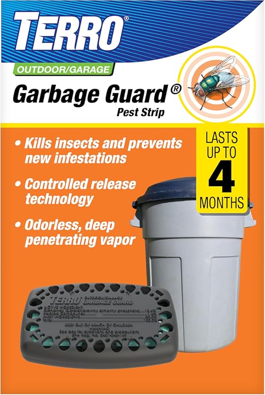Terro T800 Garbage Guard Trash Can Insect Killer: Kills Flies, Roaches