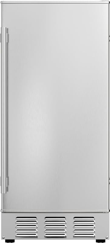 EdgeStar IB250OD 15 Inch Built-in Ice Maker, 25lbs Daily Production, 2