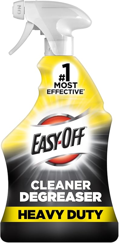Easy-Off Heavy Duty Kitchen Degreaser Cleaner Spray, 32 Oz, for Tough 