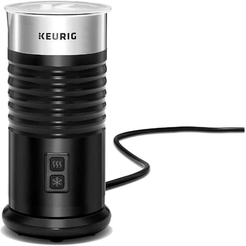 Keurig Standalone Milk Frother for Hot and Cold Foam, Non-Dairy Milk C