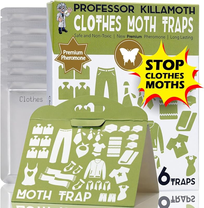 Triple Strength Clothes Moth Traps (6-Pack)