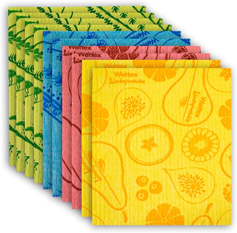 Wettex The Original Swedish Dishcloths - Super Absorbent & Reusable Ki