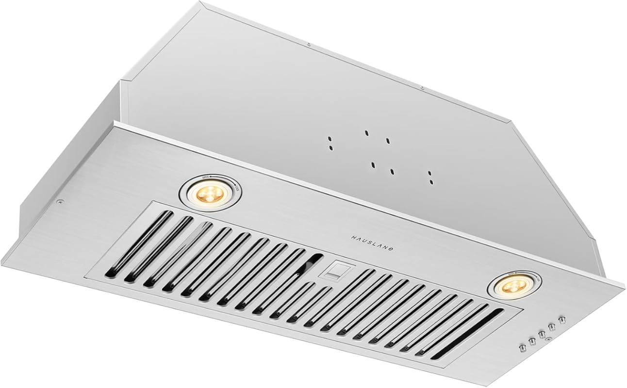 Hauslane 30 Inch Range Hood Insert, Low Noise Stainless Steel Kitchen 