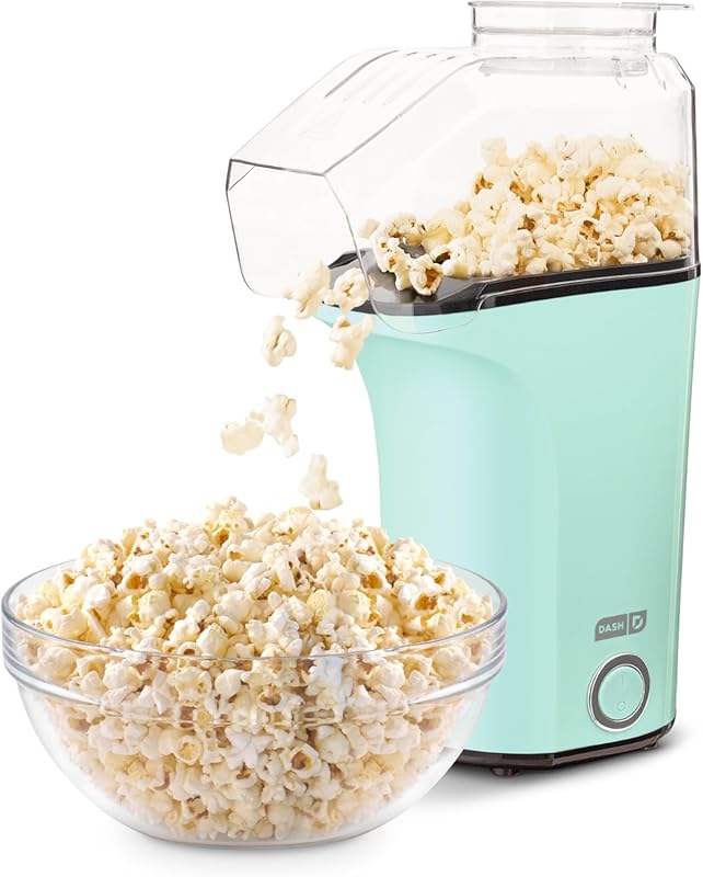 Dash Fresh Pop Oil-Free Air Popcorn Maker with Measuring Cup, Recipe G