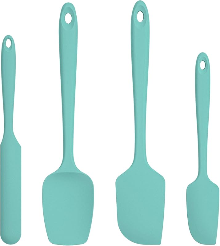 U-Taste Silicone Spatula Set - 600°F Heat Resistant Nonstick Tools (Te