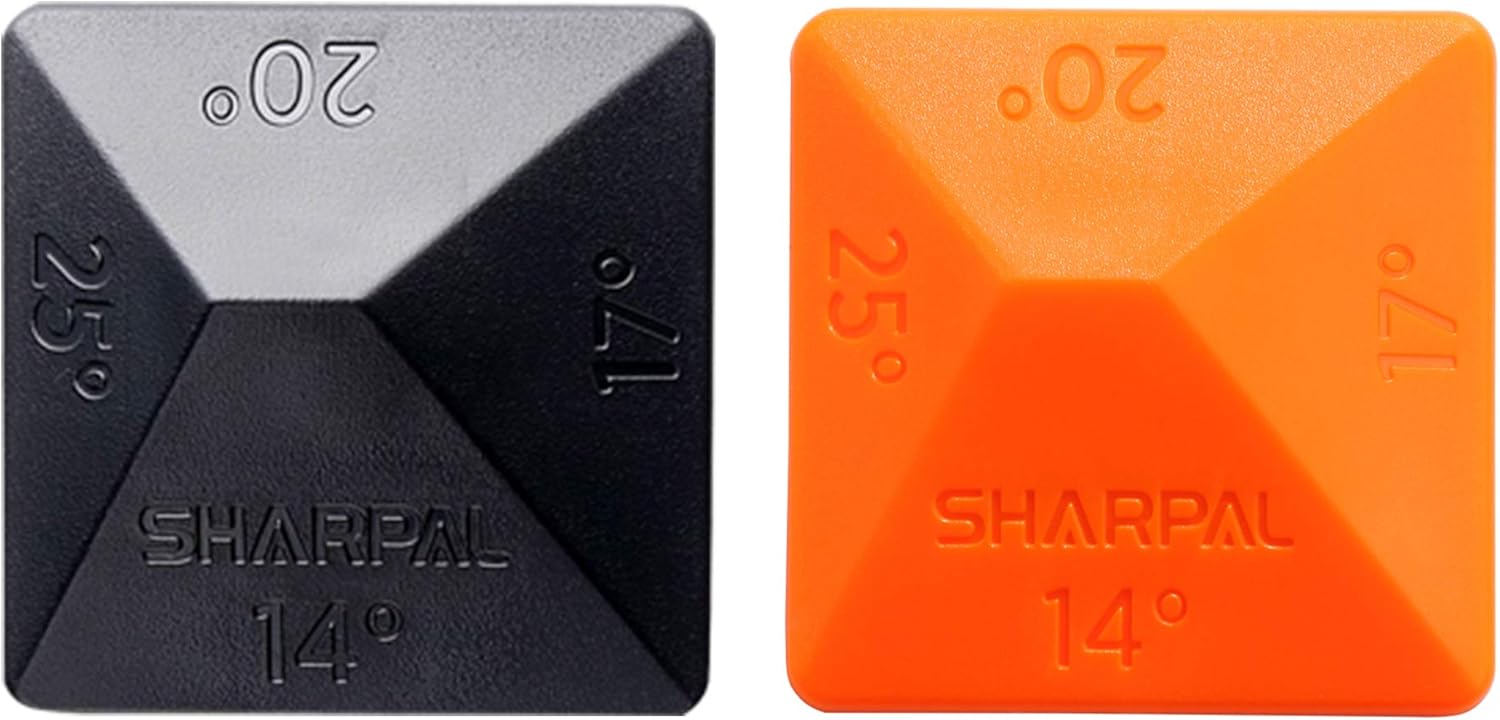 SHARPAL 196N Angle Pyramid Whetstone Knife Blade Sharpening Guide 2-Pa