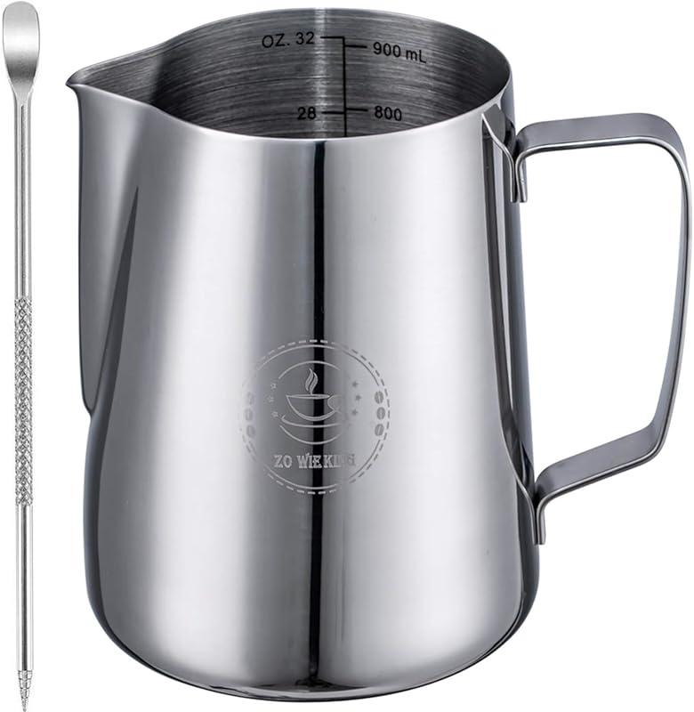 Stainless Steel Milk Frothing Pitcher 32oz/900ml