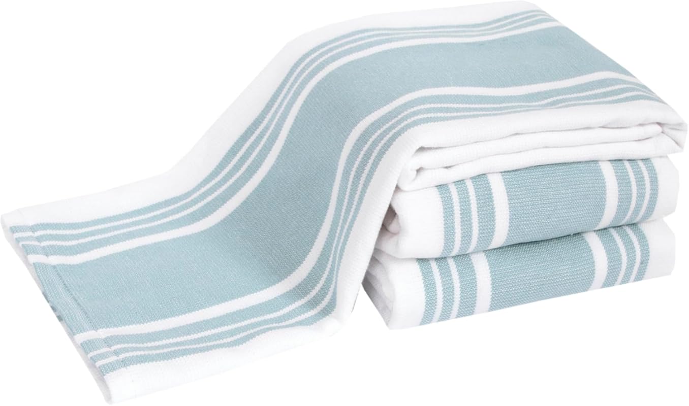 All-Clad Dual-Purpose 100% Cotton Kitchen Towels – Highly Absorbent, S