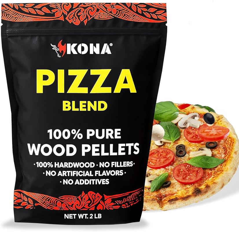 Kona Wood Pellets Pizza Blend for Ooni & Big Horn Pellet Pizza Ovens, 