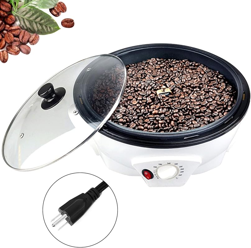 LUEUR Electric Coffee Bean Roaster Machine for Home, Stovetop & Counte