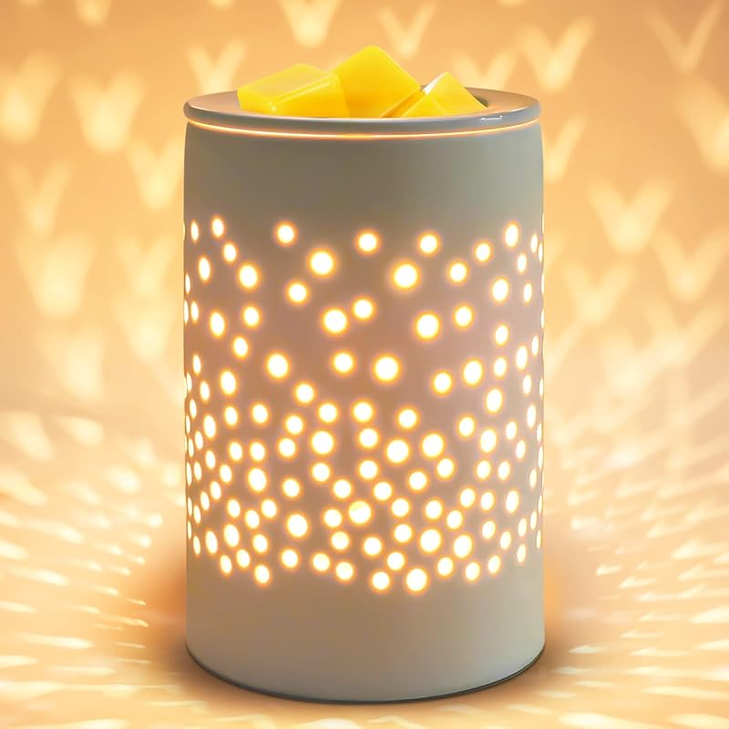 Bobolyn Ceramic Electric Wax Melt Warmer, Candle Lamp & Fragrance Melt