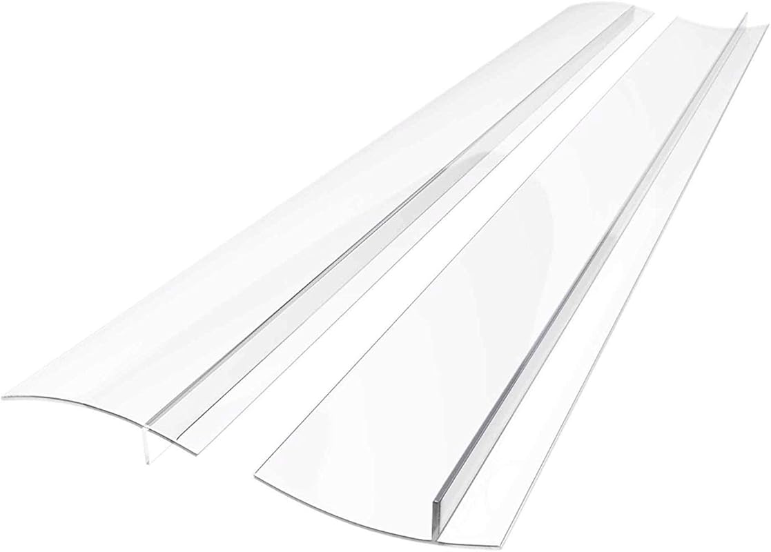 Linda's Essentials Silicone Stove Gap Covers, 2 Pack Heat Resistant Ov