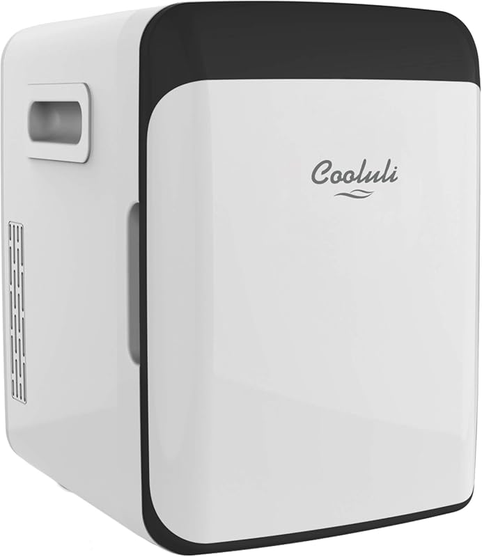 Cooluli 10L Portable Mini Fridge Cooler & Warmer, AC/DC, for Skincare,