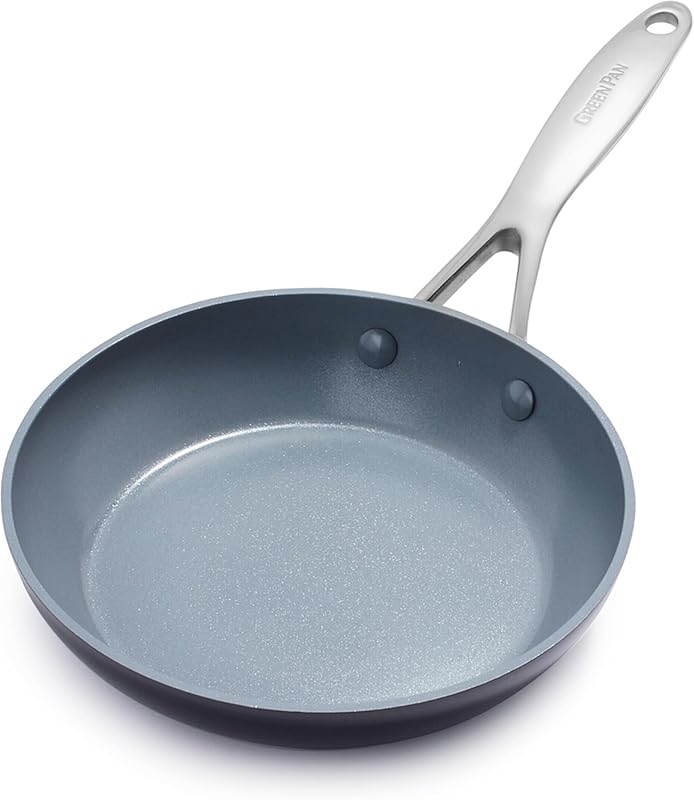 GreenPan Valencia Pro 8 Hard Anodized Ceramic Nonstick Frying Pan Ski