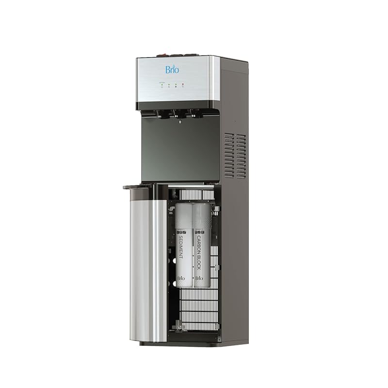 Brio 520 UV Self-Cleaning Bottleless Water Cooler Dispenser, UL Certif