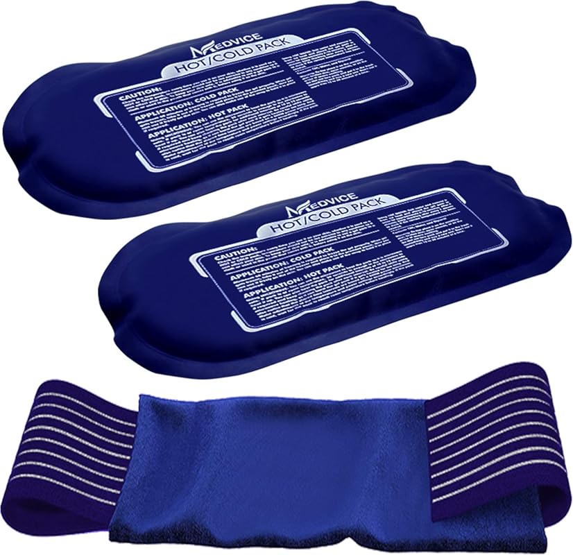 Reusable Hot & Cold Gel Ice Packs for Joint Pain, Muscle Soreness & In