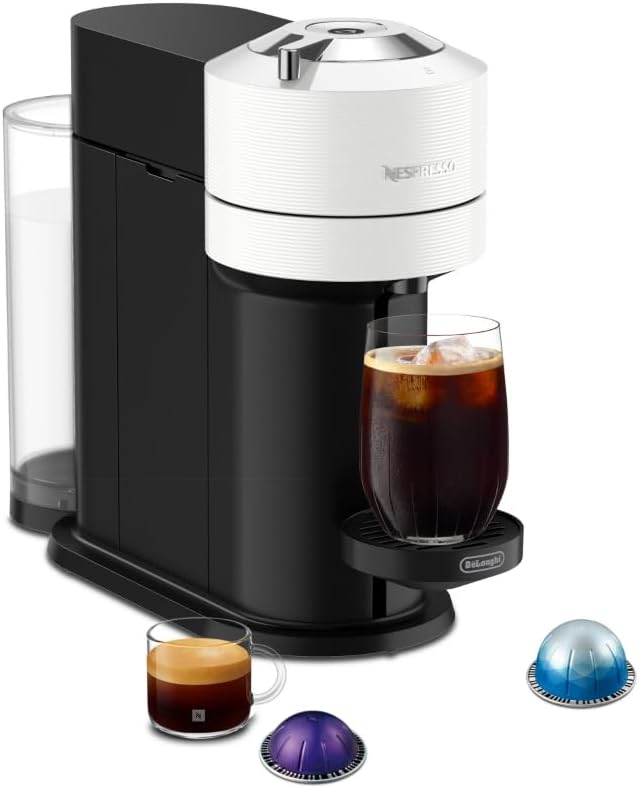 Nespresso Vertuo Next Coffee and Espresso Maker by De'Longhi, Smart Si