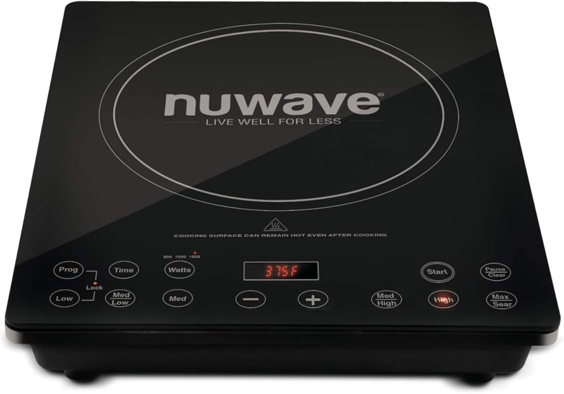 Nuwave Pro Chef Induction Cooktop, Commercial-Grade Portable 1800W Bur