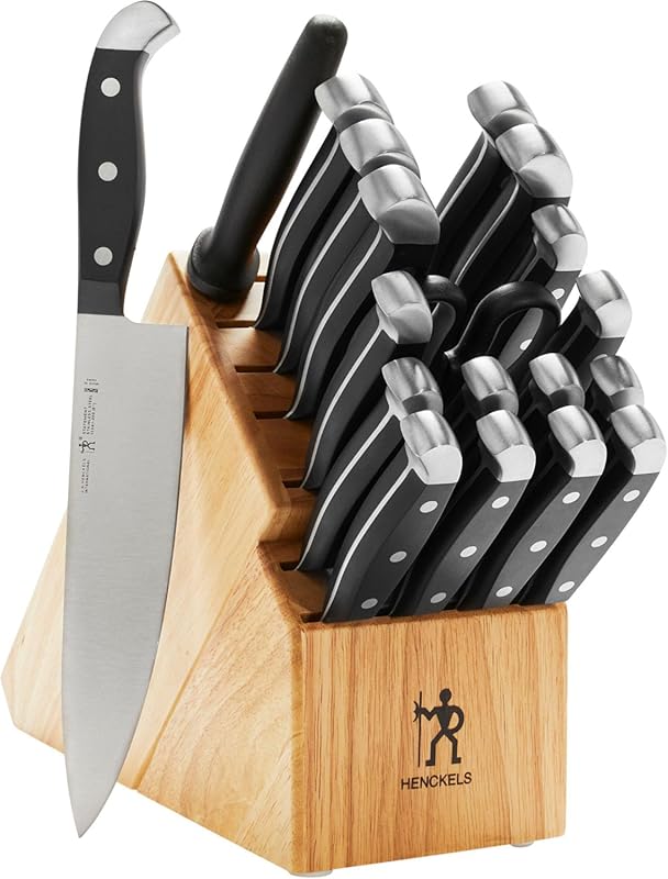 HENCKELS Statement Razor-Sharp 20-Piece Knife Set with Block, German E