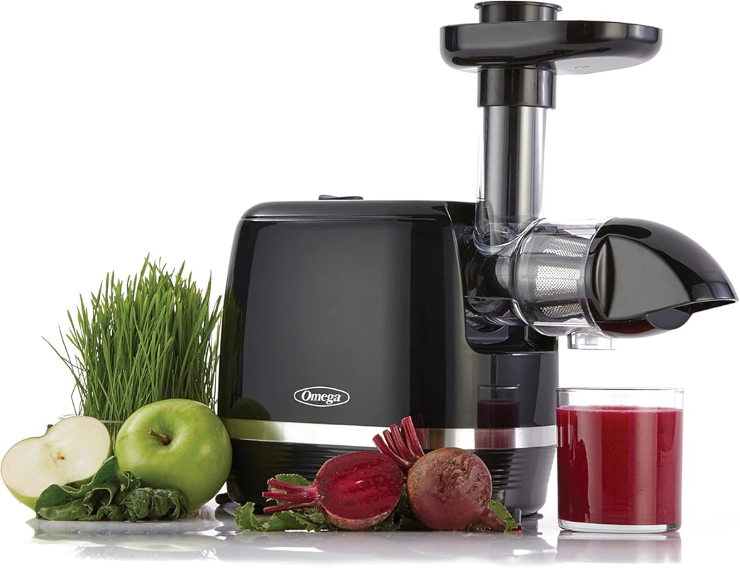 Omega H3000D Cold Press Juicer Machine, Triple-Stage Slow Masticating 