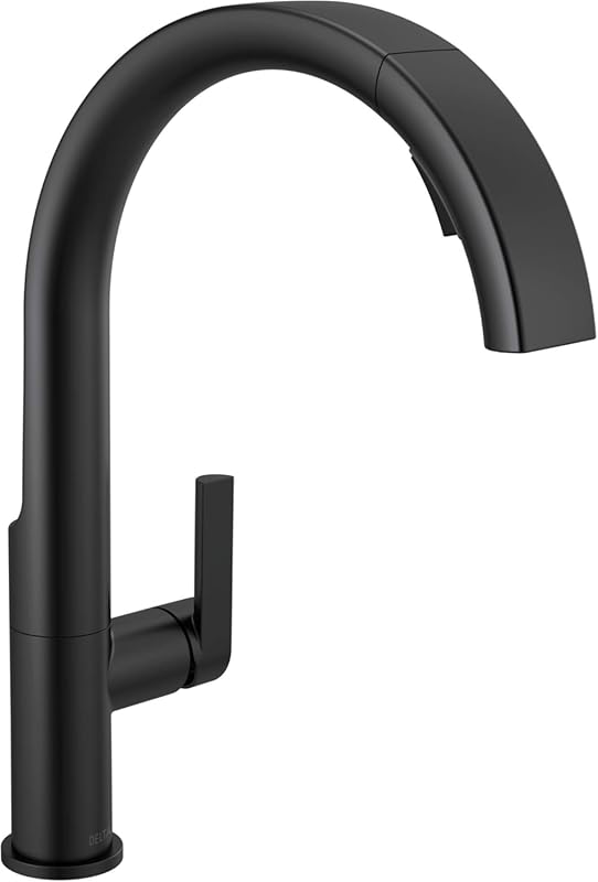 Delta Keele Modern Single Handle Pull Down Kitchen Faucet, Single Hole
