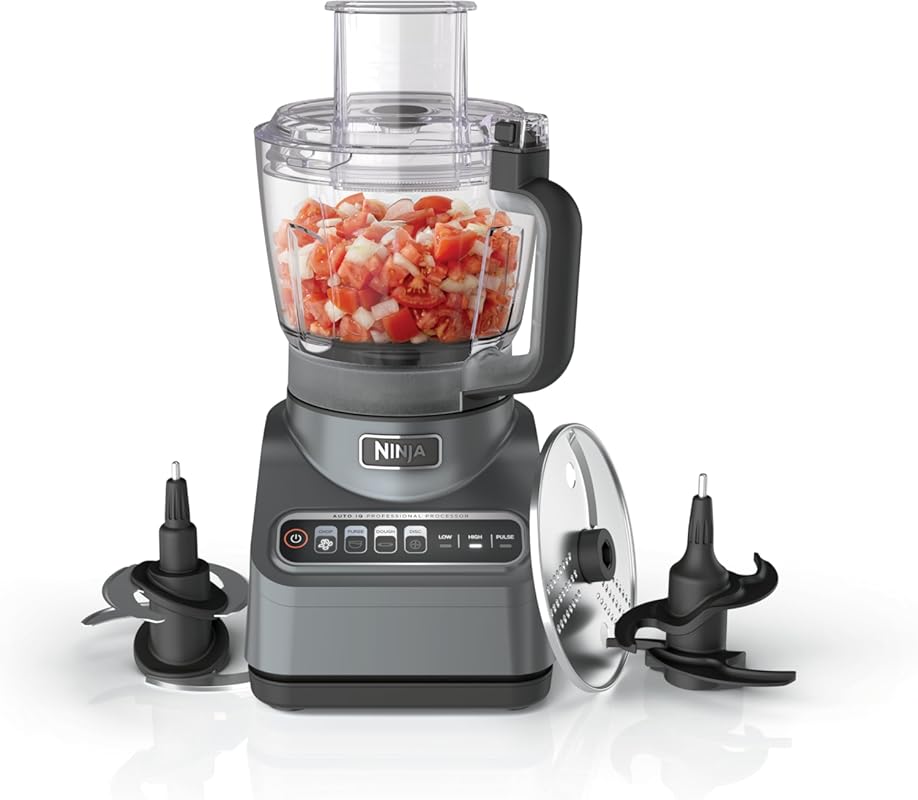 Ninja BN601 Professional Plus Food Processor, 1000W. 9-Cup Bowl for Ch
