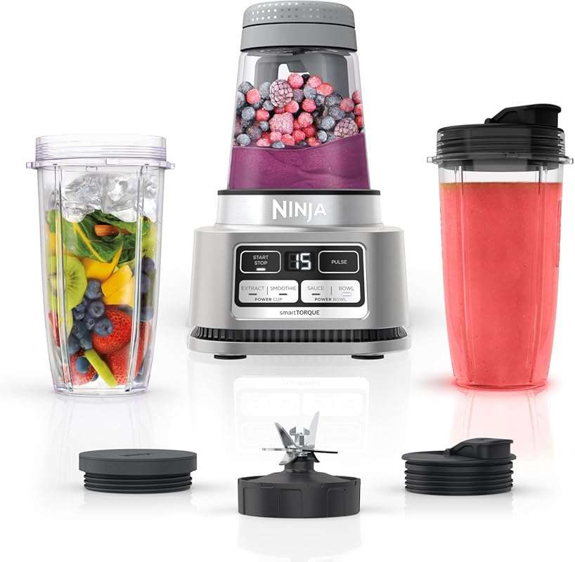 Ninja SS101 Foodi Personal Smoothie Maker: 1200W Peak Motor for Smooth