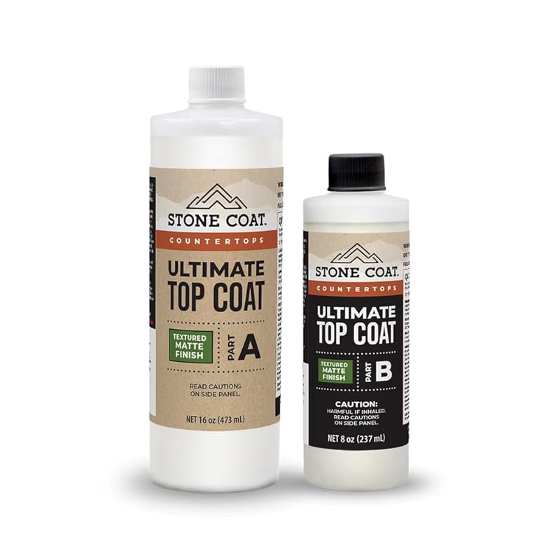 Stone Coat Countertops Ultimate Top Coat Epoxy Kit - DIY Natural Matte