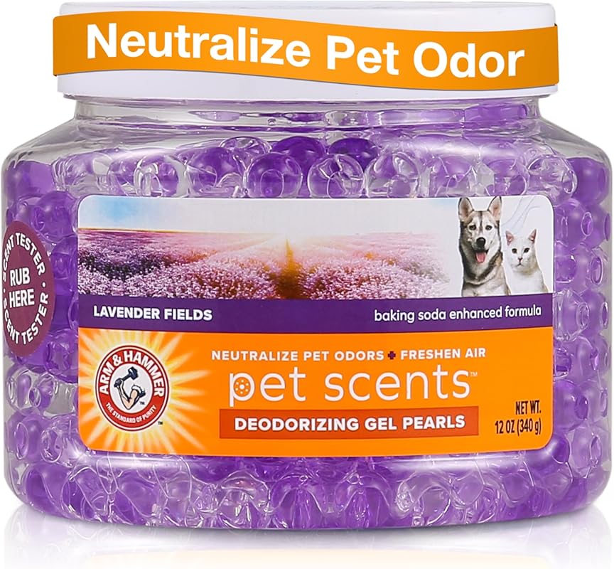 Arm & Hammer for Pets Air Care Deodorizing Gel Beads, 12 oz Lavender S