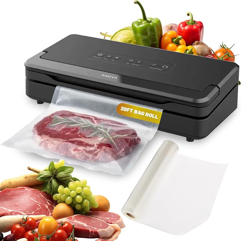 Anova Culinary Precision Vacuum Sealer Pro, Wet/Dry for Sous Vide, Lon