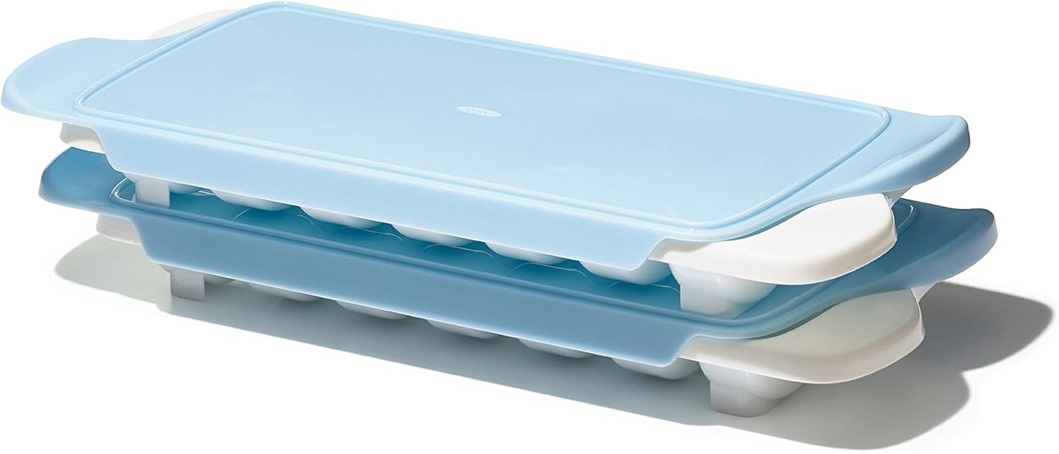 OXO Good Grips Ice Cube Tray (2 Pack) - Durable, Easy-Release Design f