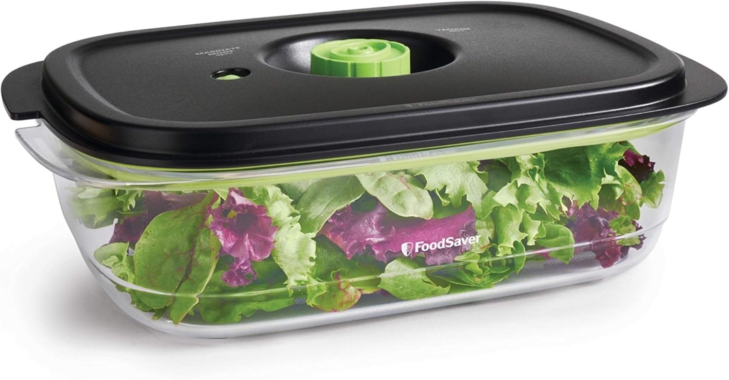 FoodSaver Preserve & Marinate 10-Cup Vacuum Containers, BPA-Free & Dis