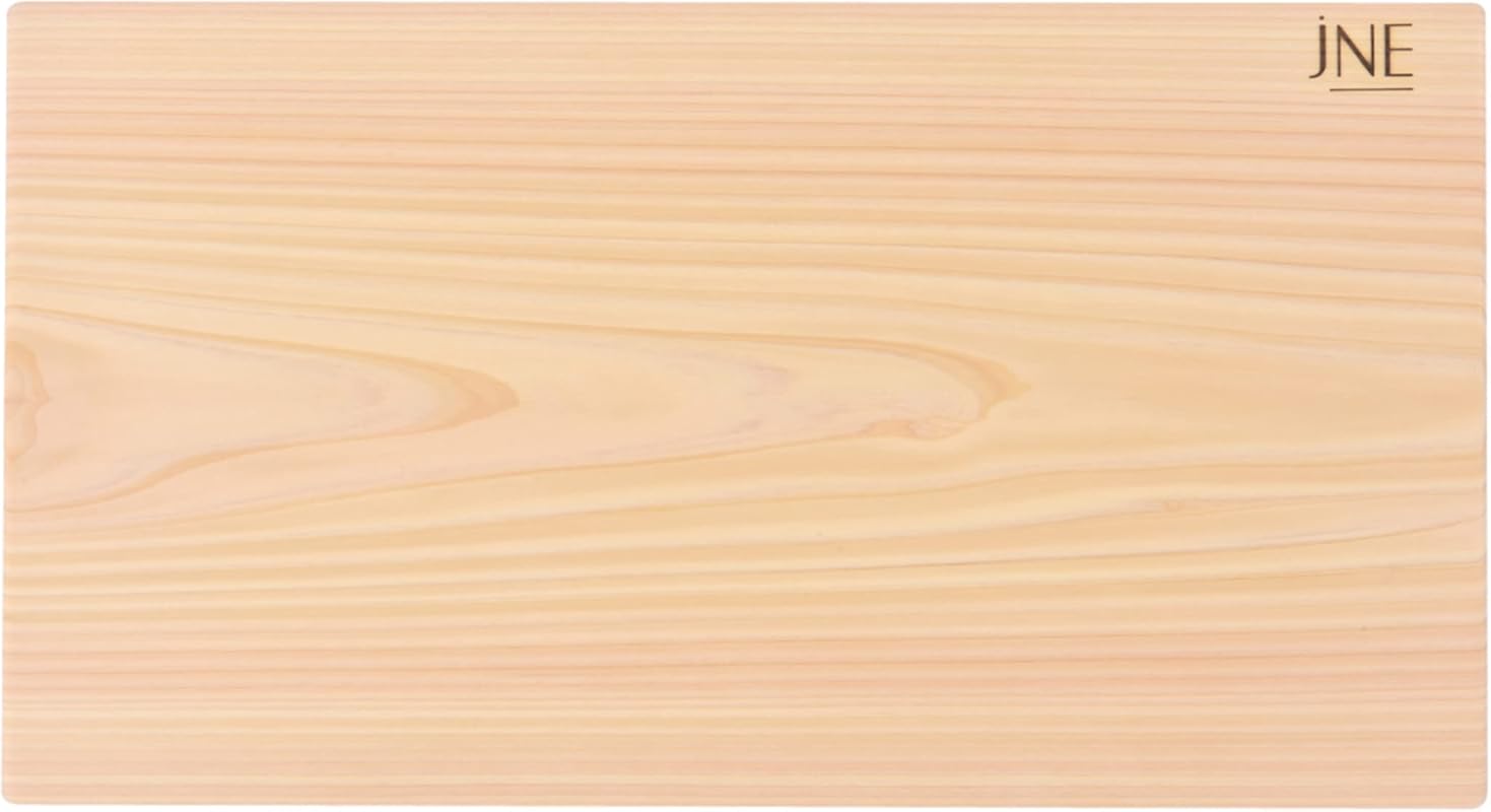 Hinoki Cypress Reversible Wood Cutting Board, Solid Single Piece Chopp