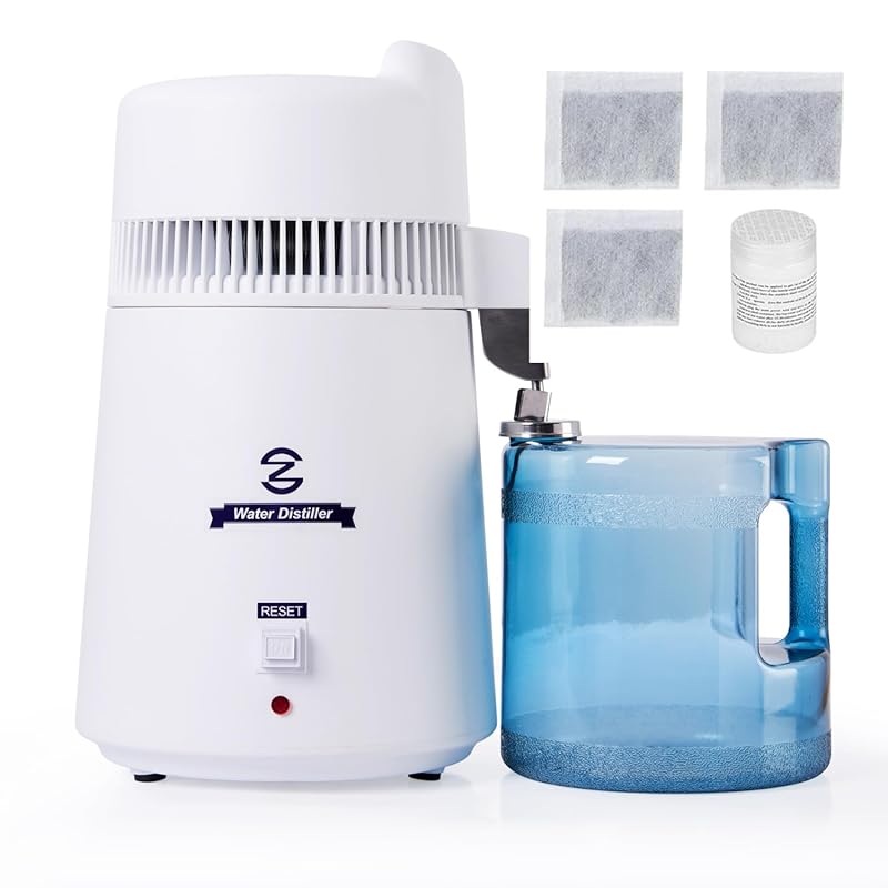 CO-Z 6L (1.6 Gal) Countertop Water Distiller Machine for Home Office, 
