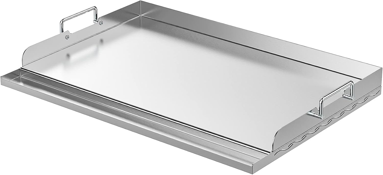 Skyflame Universal Stainless Steel Griddle Plate, 23x16