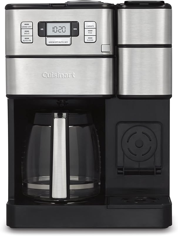 Cuisinart SS-GB1NAS Coffee Center Grind & Brew Plus, Built-in Grinder,