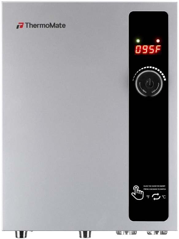 ThermoMate 27kW Electric Tankless Water Heater 240V, Instant On-Demand